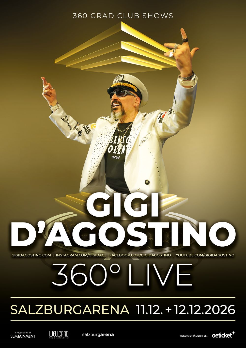 Gigi D'Agostino • 360° Salzburgarena Show 1